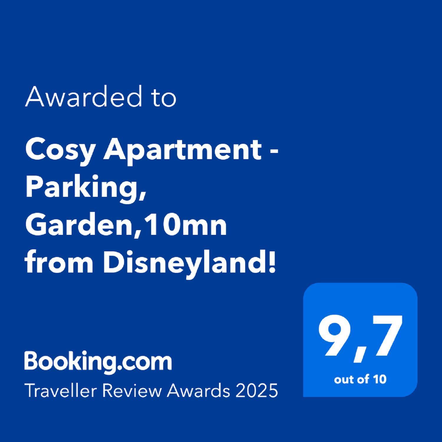 Cosy Apartment - Parking, Garden,10Mn From Disneyland! Montévrain Exterior foto
